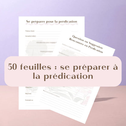 Set of sheets for the My Personal Study Notebook