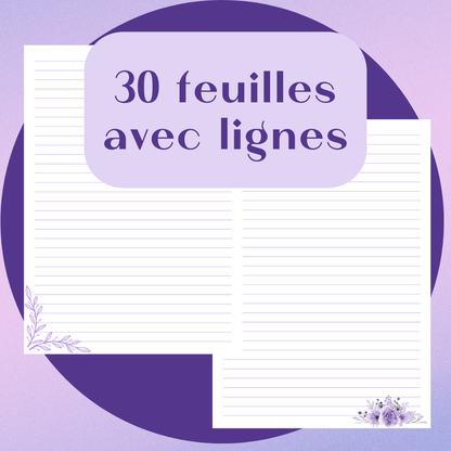 Lot de feuilles pour le Cahier de l'école des pionniers